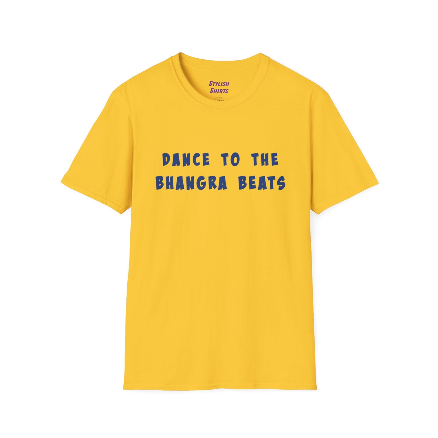 a daisy shirt that says Dance to the Bhangra Beats