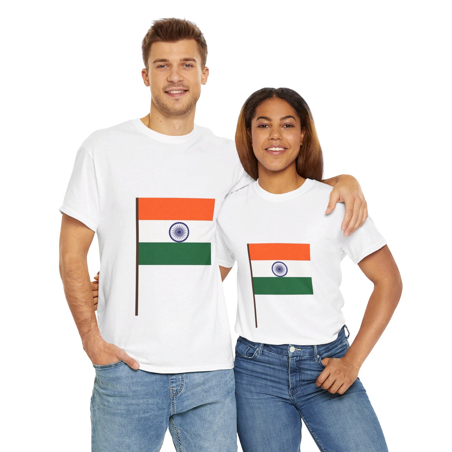 India Flag Independence Day Parade Graphic T-Shirt