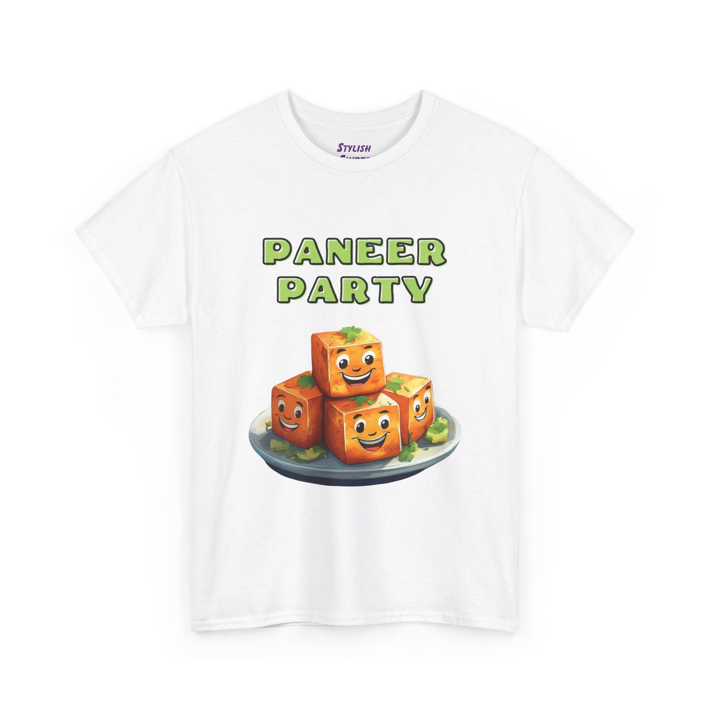 Paneer Party: Indian Food Graphic T-Shirt