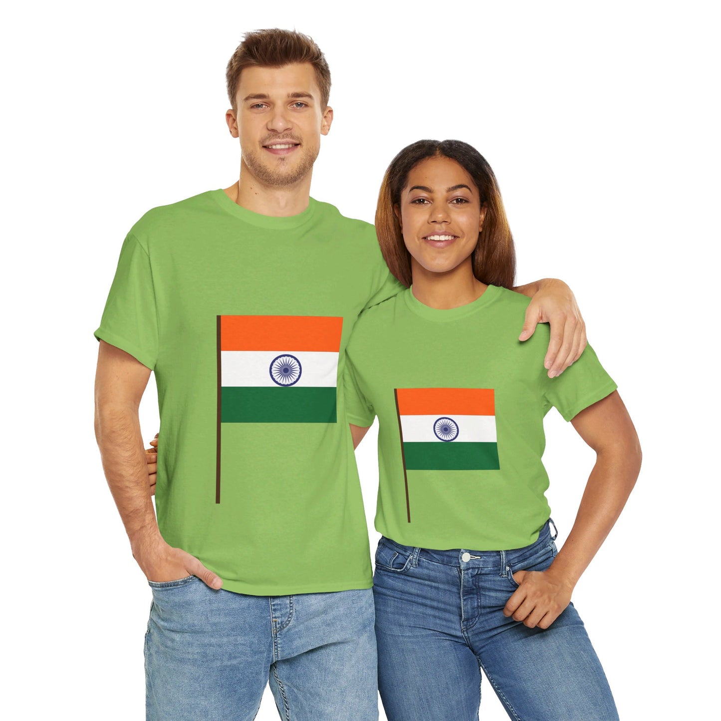 India Flag Independence Day Parade Graphic T-Shirt