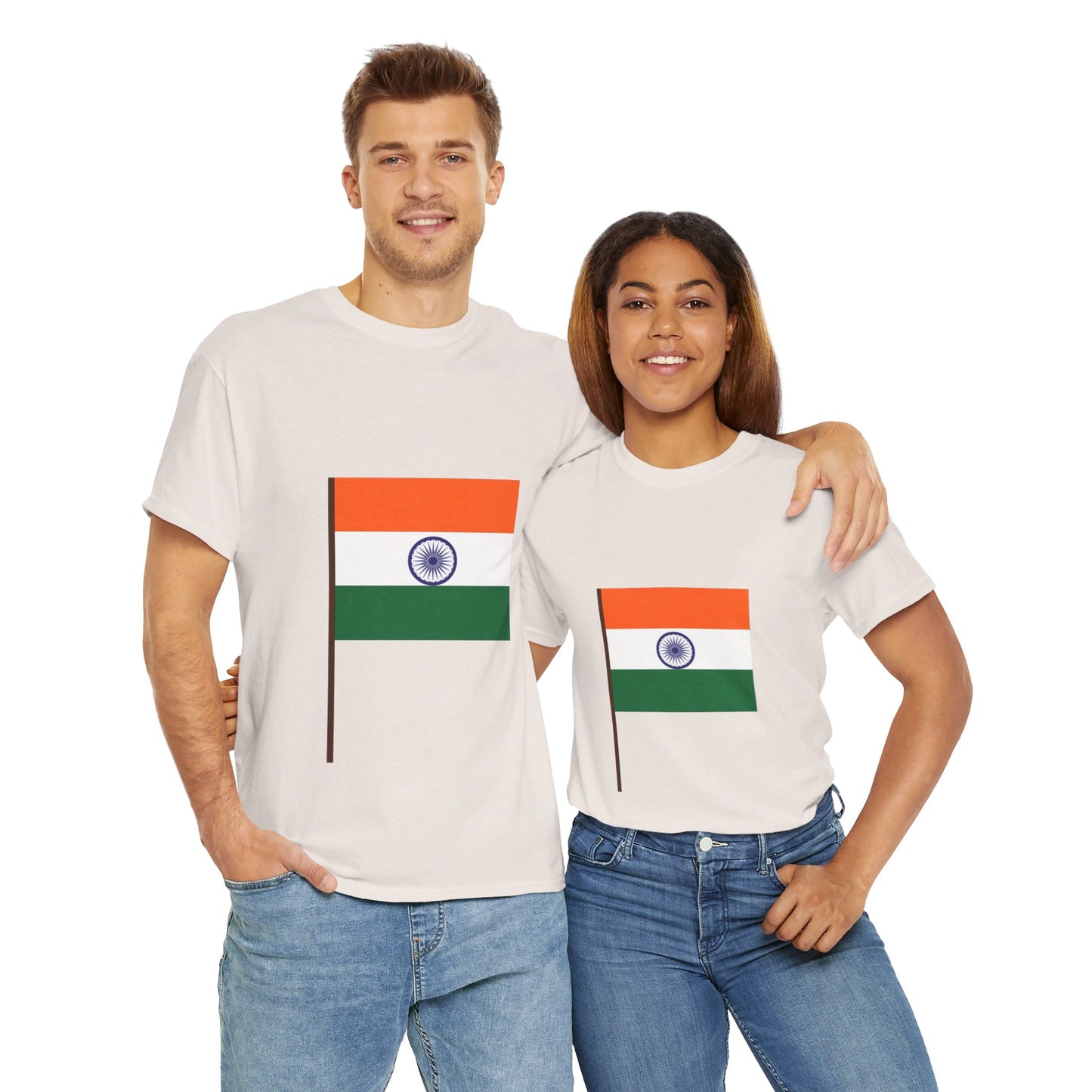 India Flag Independence Day Parade Graphic T-Shirt