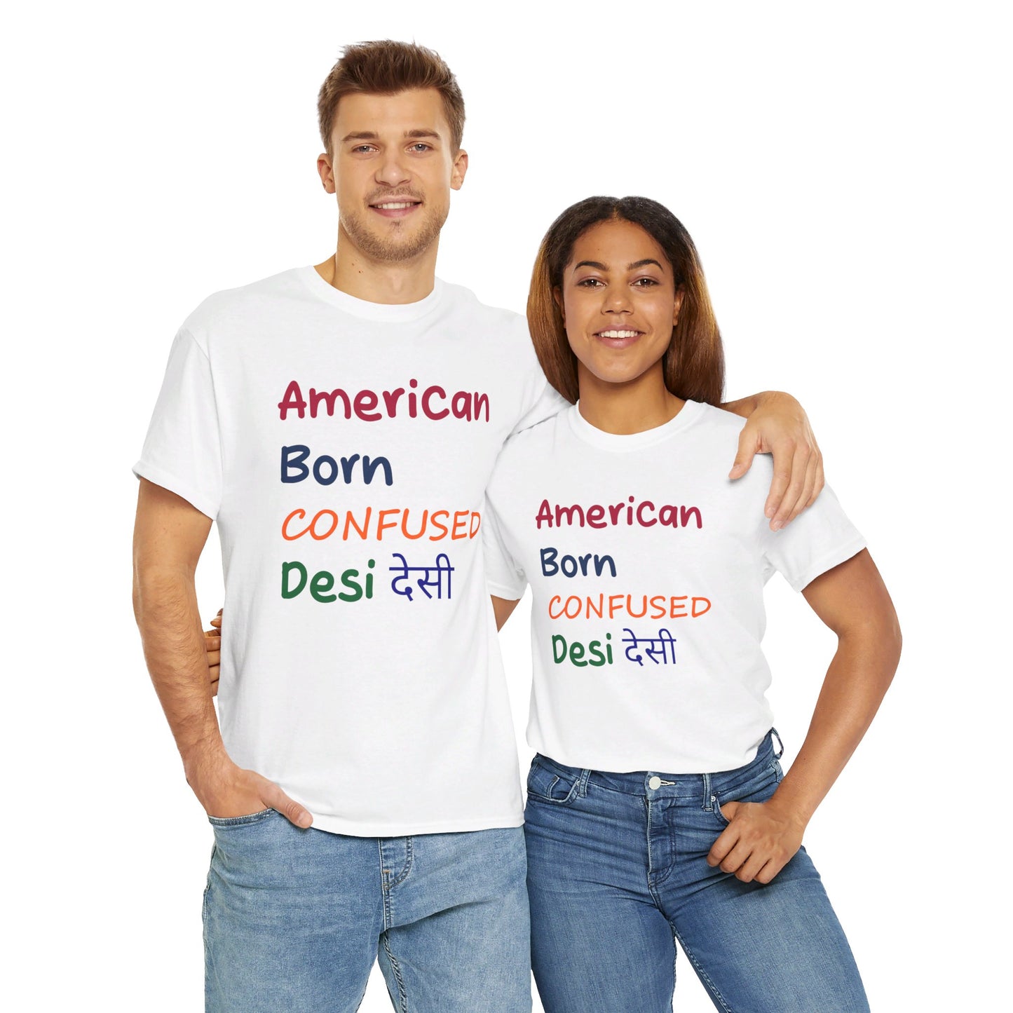 American Born Confused Desi - Indian-American NRI Graphic Shirt