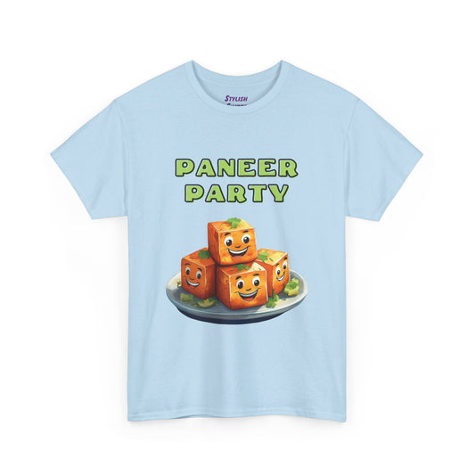 Paneer Party: Indian Food Graphic T-Shirt