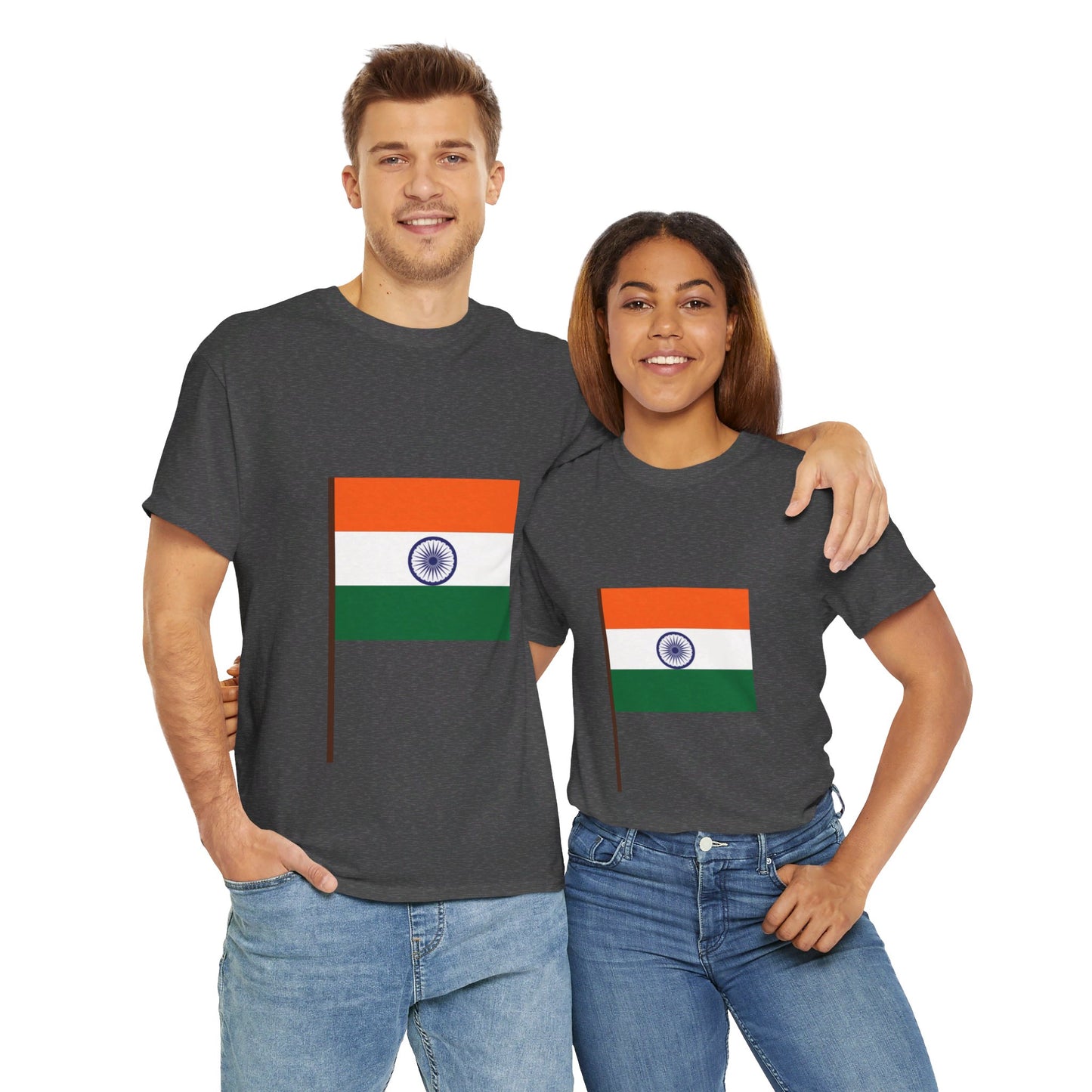 India Flag Independence Day Parade Graphic T-Shirt