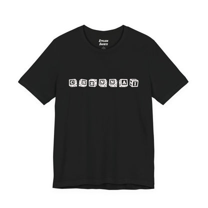 a black shirt that says chennai
